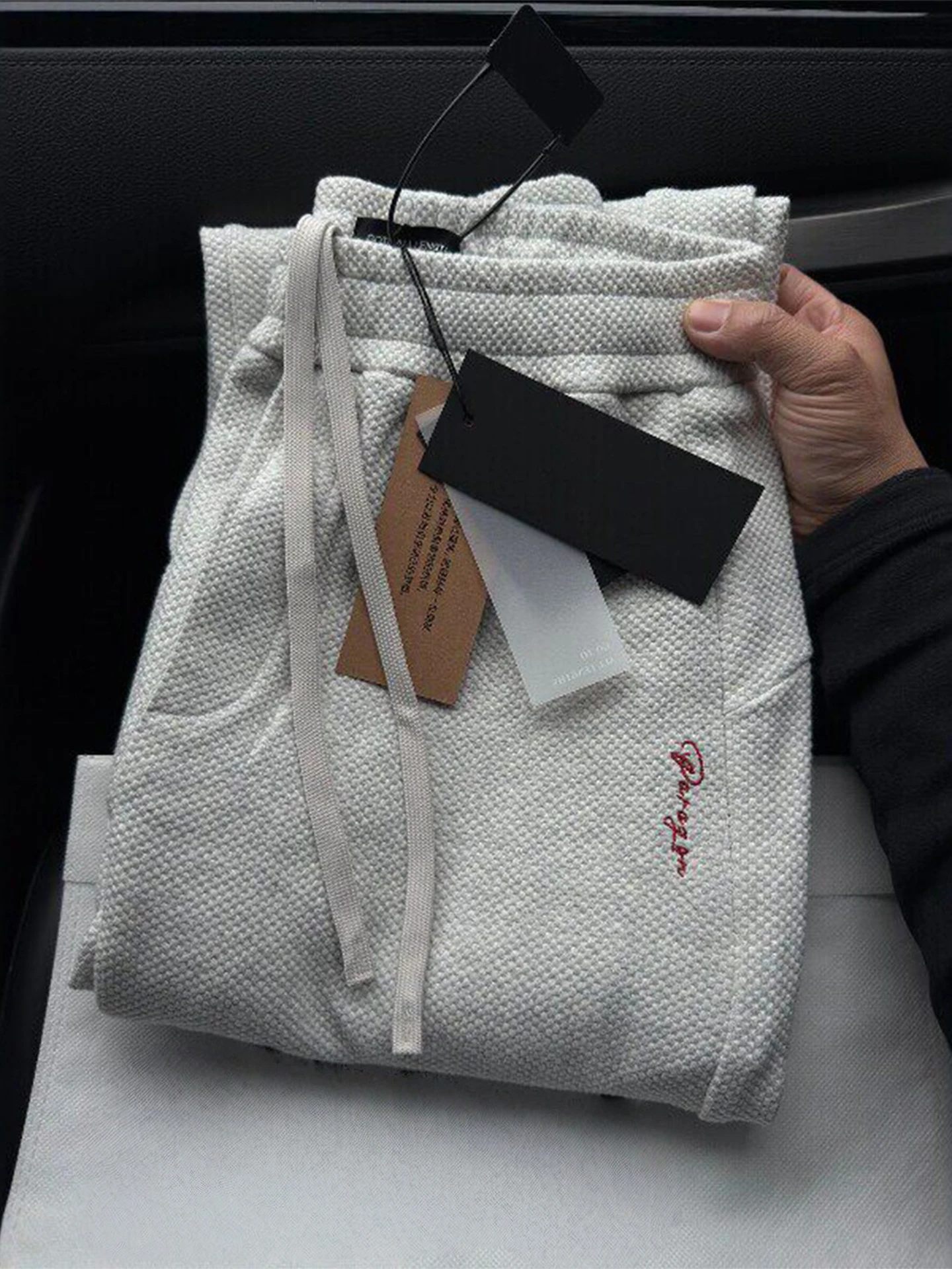 

Cleanfit Men's Fitn Sport Pants Straight Leg Spring Season Polyester Fiber Elastic Waist Embroidery Casual Pants