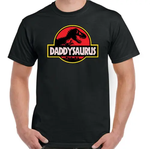 

Футболка Daddysaurus, мужской динозавр, Забавный Топ для отца