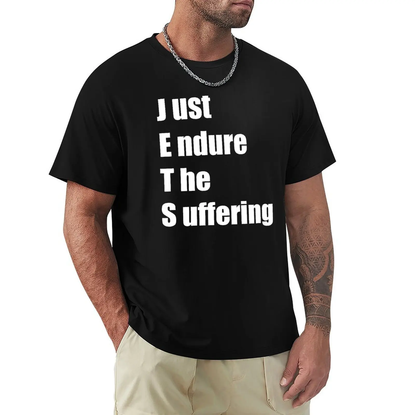 Jets – Just Endure The Suffering T-Shirt t shirt man plain T-Shirt