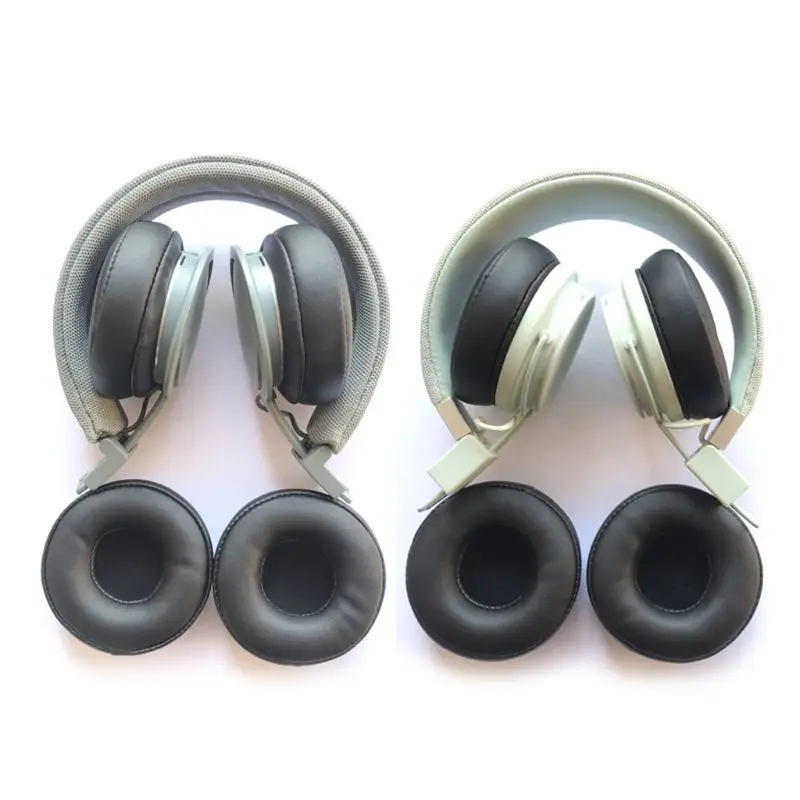 1คู่หนังนุ่มแผ่นรองหูเปลี่ยนหูแผ่นฟองน้ำหูฟังหนังสำหรับ urbanears plattan zinken