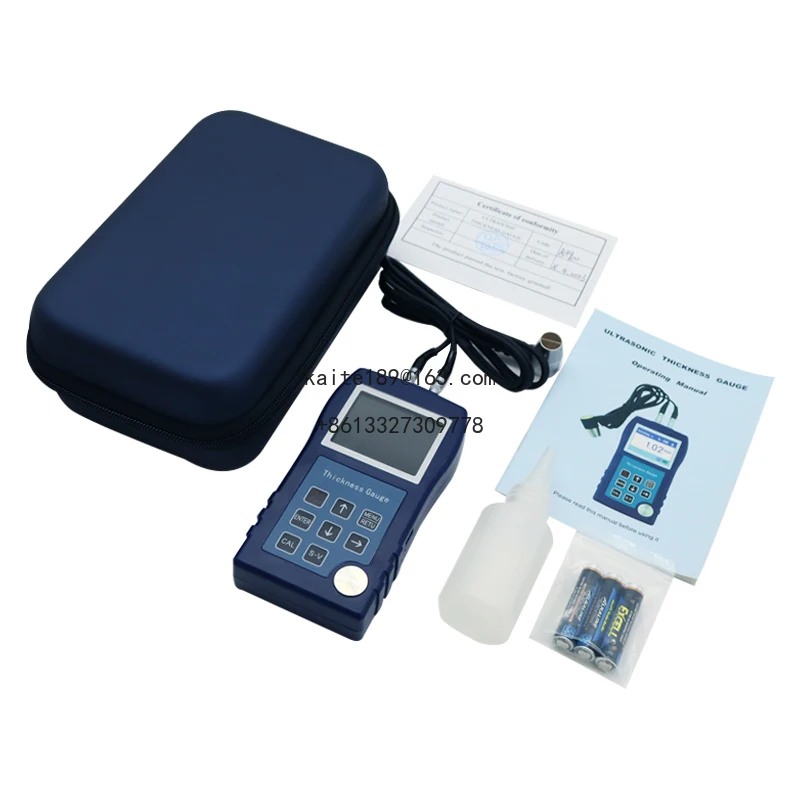 

DR87S Handheld Digital E-E Penetration Coating Ultrasonic Thickness Gauge Metal Wall Thickness Meter