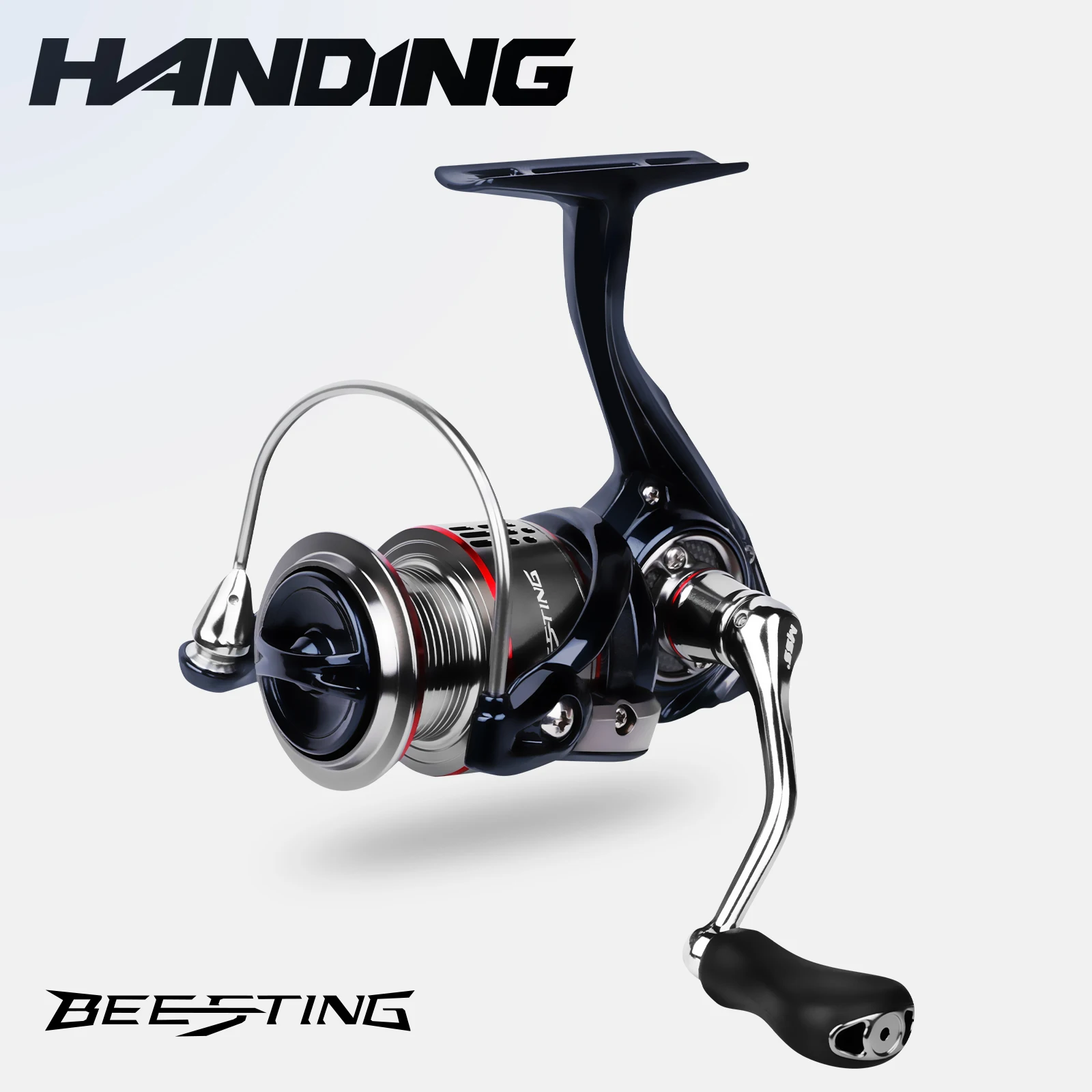 HANDING Beesting BFS Spinnrolle, 5:.2:1 Übersetzungsverhältnis, ultraleichte Rollen, 9+1 Kugellager,