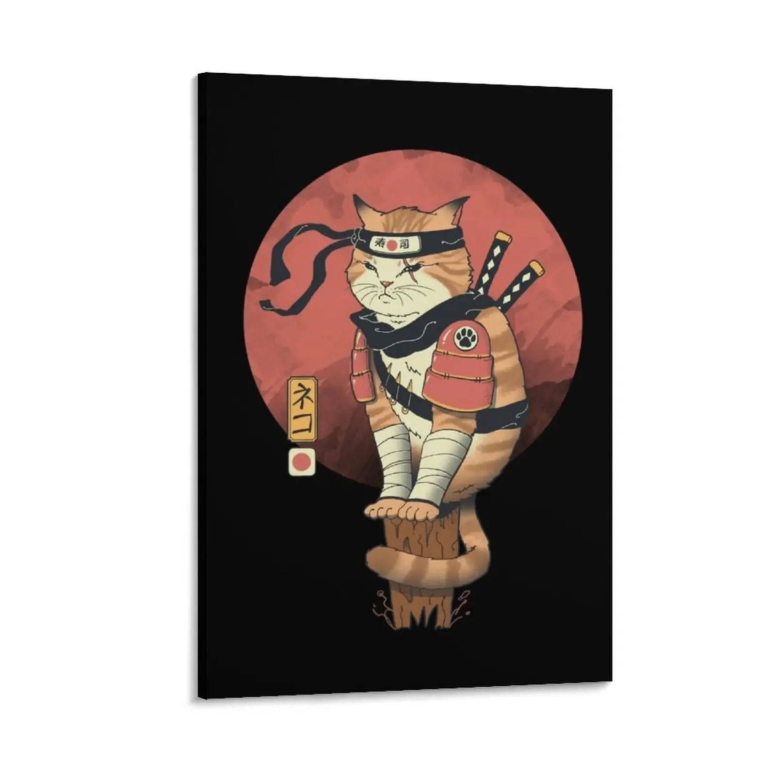 

Shinobi Cat Canvas Painting art painting Decorative painting for bedroom