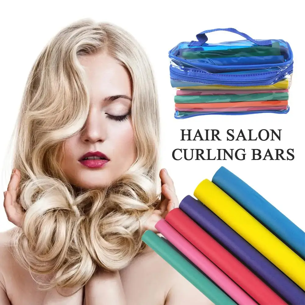 42 قطعة مجموعة قضيب تجعيد الشعر المرن صناع مموج الشعر بدون حرارة رغوة ناعمة Bendy تويست لا بكرات تجعيد الشعر الحراري أدوات تصفيف الشعر #1