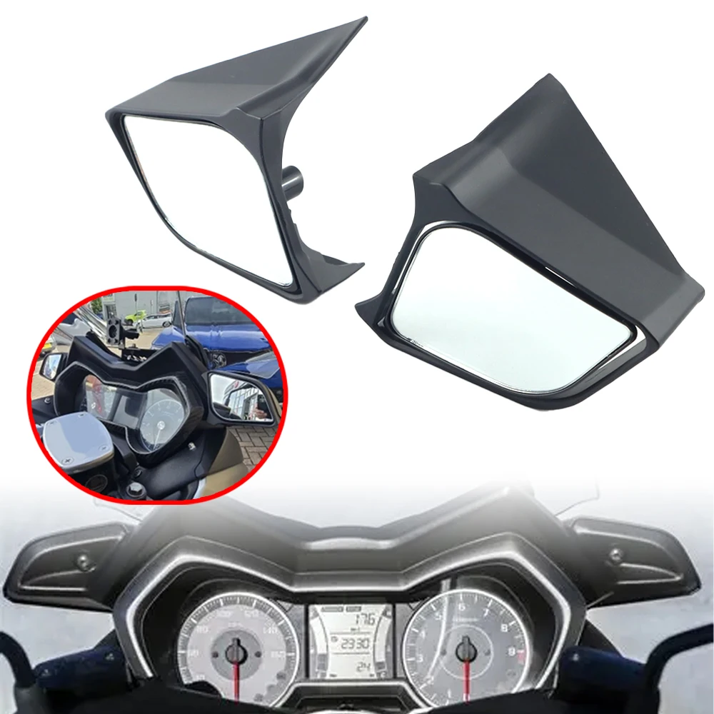 

Аксессуары для мотоциклов, зеркало заднего вида, большой полевой отражатель, подходит для Yamaha XMAX 250 300 400 2017-2022 2021 2020 2019