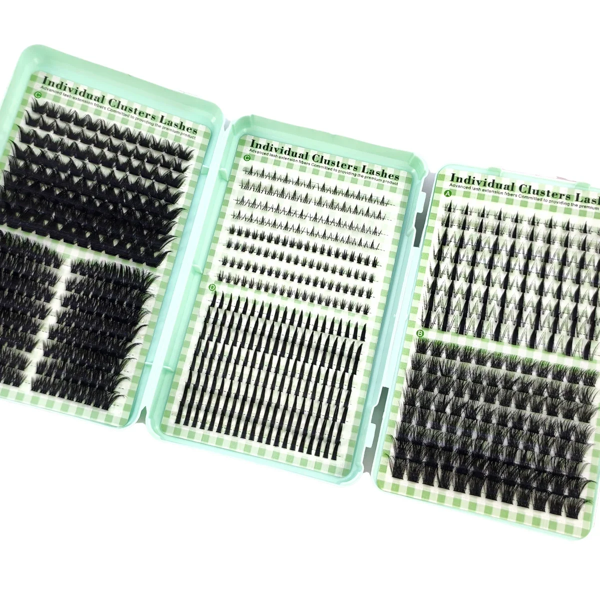 Neue 32-reihige 512-Cluster-Mix-Wimpern, natürlicher Manga-Look, DIY-Wimpernverlängerung, wiederverwendbare natürliche Wimpern – Detail 30