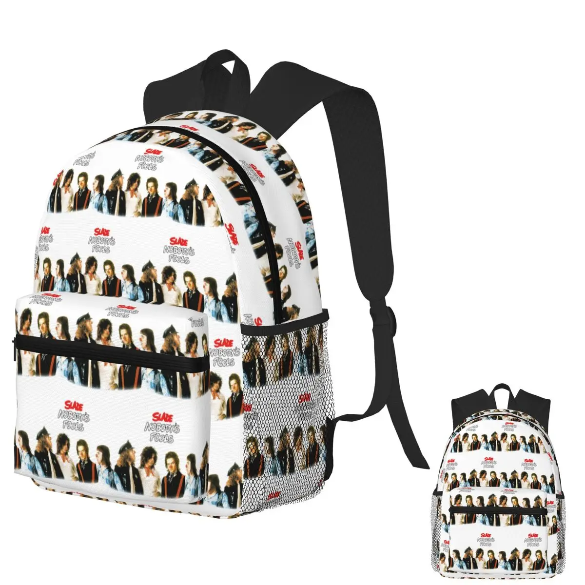 

Outrageous Noise Glam Rock For Party Souls Student Backpack School Bag Daypack for Boys Girls Fashion Bookbag Shoulder Bags