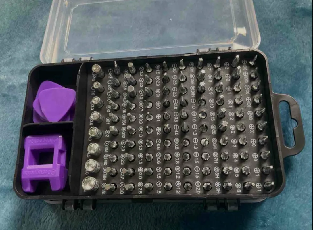 115 in 1 Precision Screwdriver Set,Multifunctional Repair Tool Kit For Cell Phone Watch Eyeglasses Electronic Device Disassembly