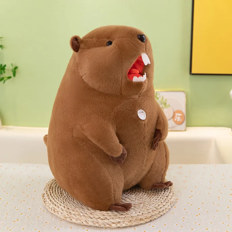 50cm 귀여운 삑삑이 마모트 봉제 인형 소리나는 귀여운 인형 아이들 생일 크리스마스 선물 봉제 동물 열쇠고리