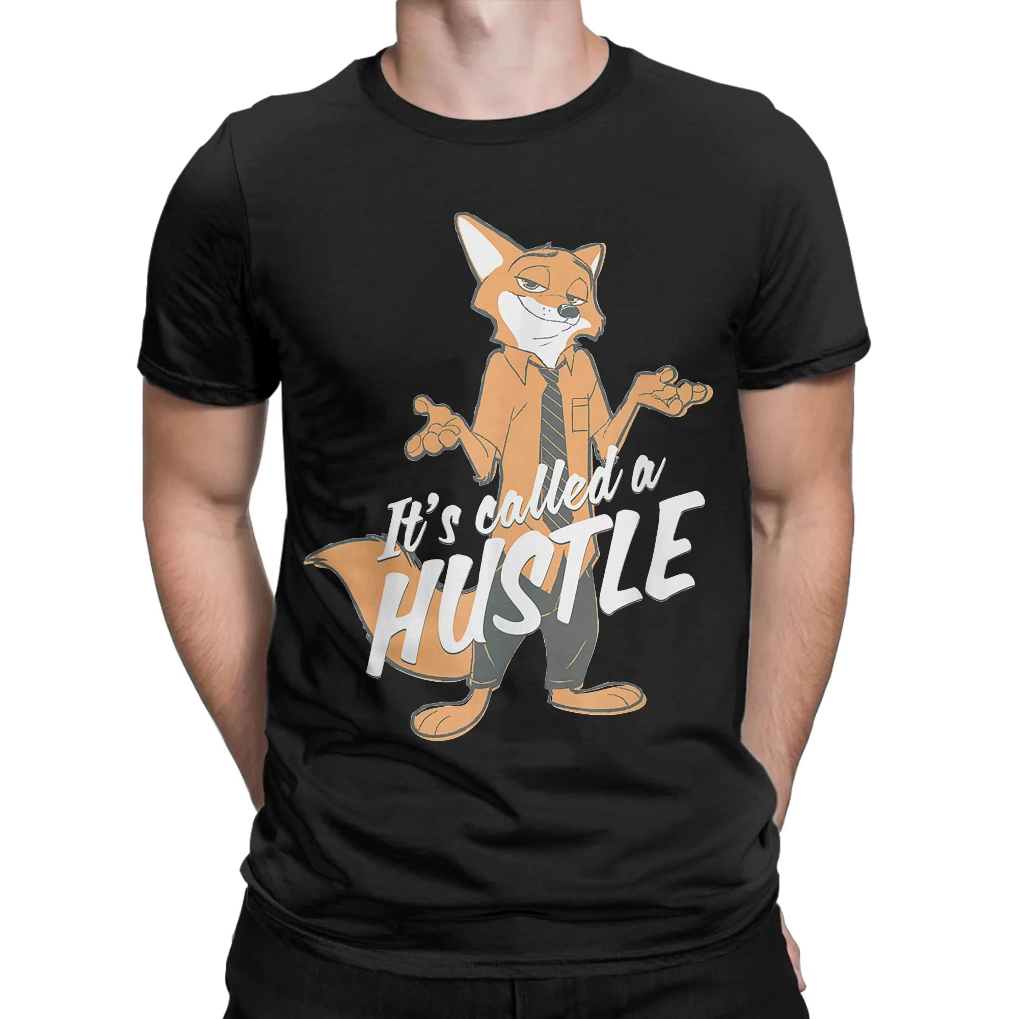 Zootopia Nick Wilde c'est appelé Hustle T-Shirt hommes femmes coton T-Shirt col rond T-Shirt à manches courtes vêtements cadeau