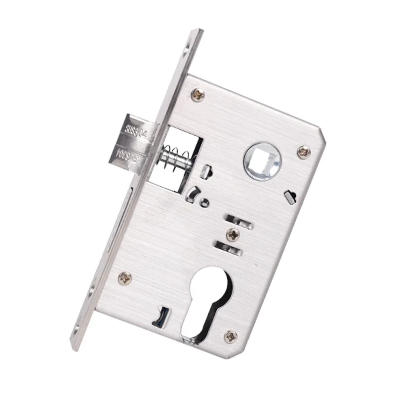 Wooden Door All Steel Small 50 Large 50 Multifunctional Lock Body Indoor Household Universal Mechanical Fingerprint Lock Body