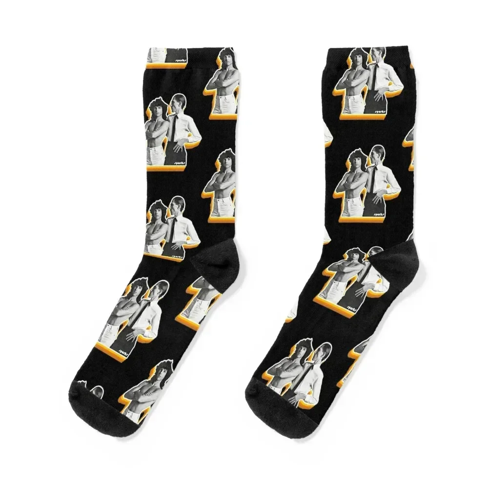 

Art de fondu de musique de bande d_étincelles rétro essentiel Socks gym funny gift Novelties hiphop Socks Women's Men's