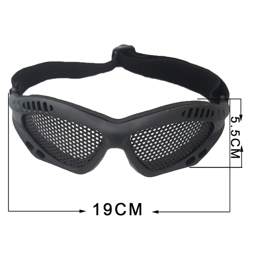 نظارات الادسنس التكتيكية نظارات معدنية الاستنسل/عدسة الكمبيوتر تأثير المقاومة الدراجات الألوان لعبة حماية السلامة نظارات العين #2