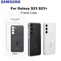 Original For Samsung Galaxy S23 S23+ S23Plus Frame Case S23 Scratch-Resistant Frame Card Slot Smartphone Case