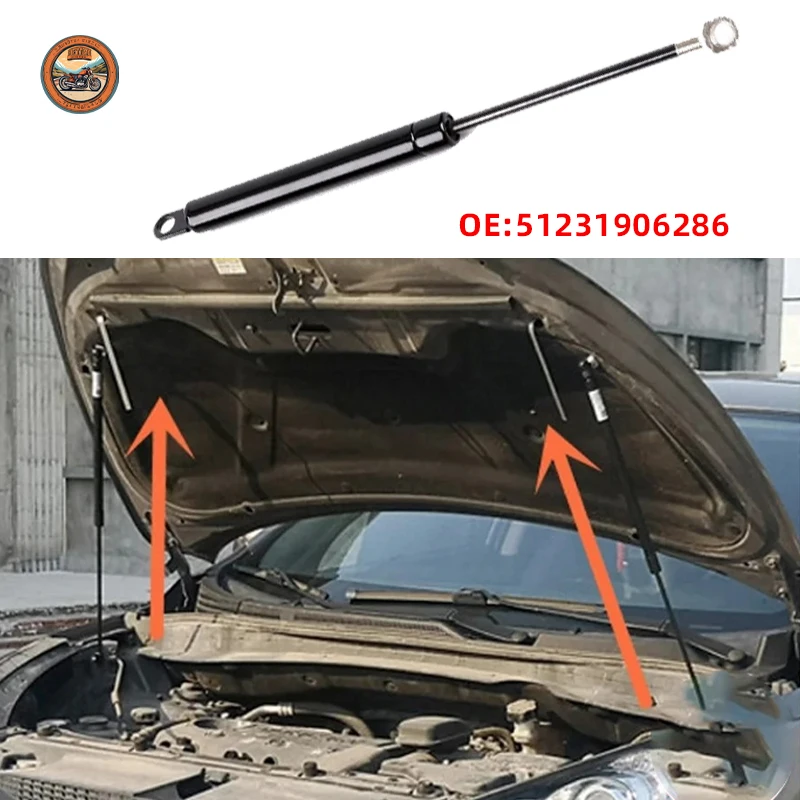 

Car Front Bonnet Hood Gas Support Struts 51231906286 For BMW E30 1982 1992 E23 TOURING 1987-1994 11811906286