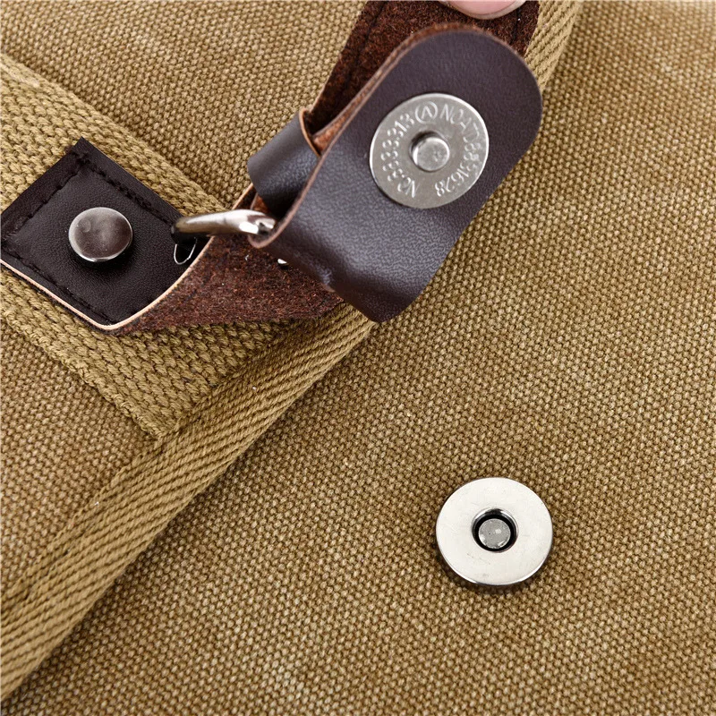 حقيبة قماش للرجال بكتف واحد كاجوال من القماش للرجال حقيبة ظهر كروس بكتف واحد