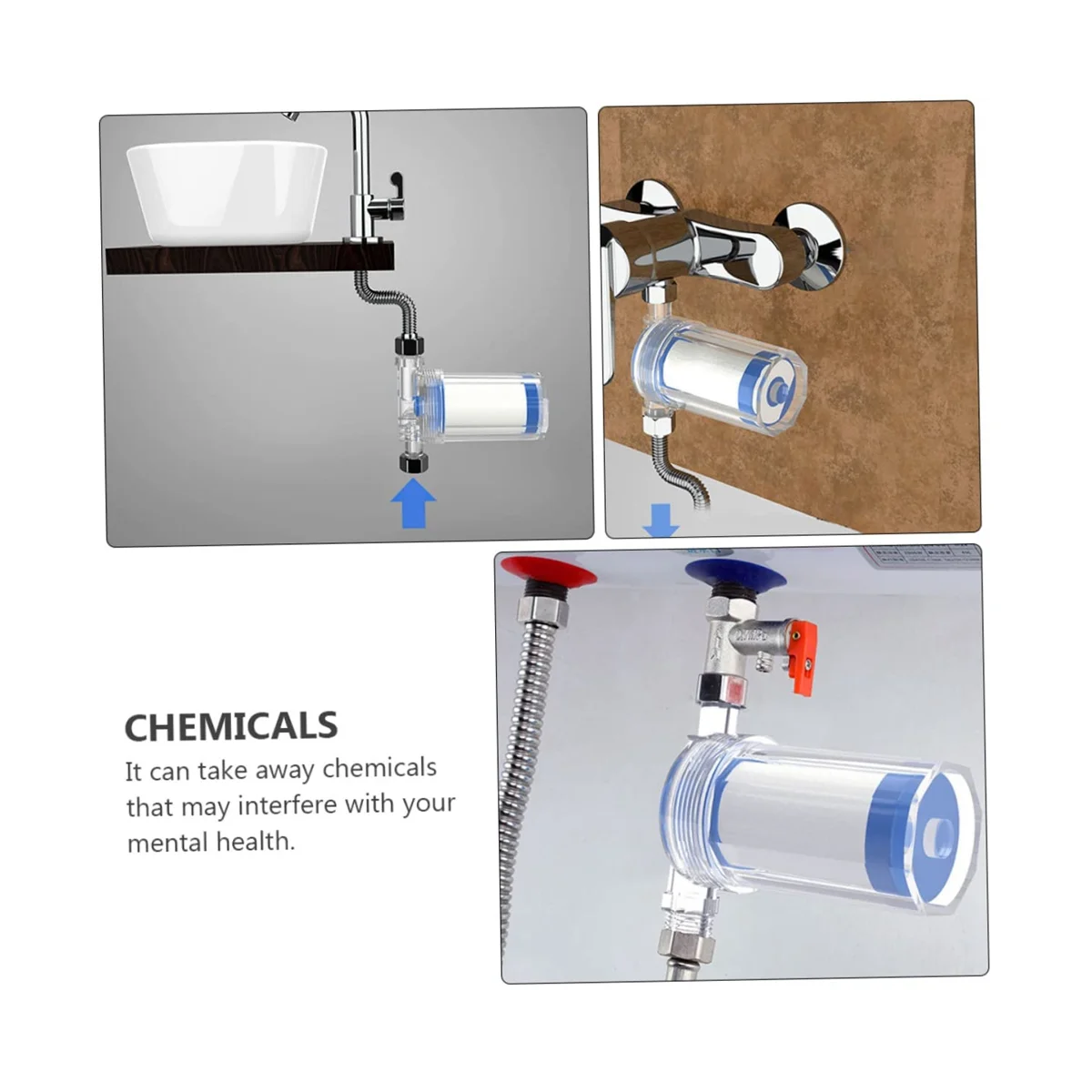 1 Stück Filter Wasserfilter für Waschmaschine Dusch kopf Filter Bad Haushalts wasser reiniger Toiletten wasserfilter