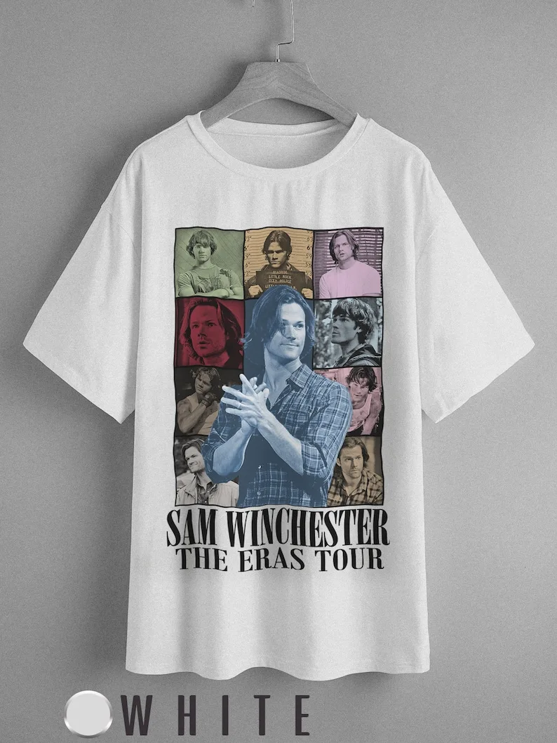 

Sam Winchester The Eras T Shirt, Supranatural Shirt, 90s , Jared Padalecki, Unisex Shirt, Gift for friends SW11