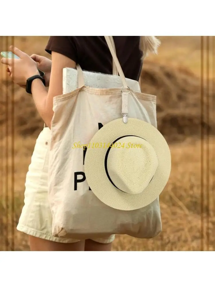 

N5KE Hat Clips on Bag Travel Hat Keeper Multifunctional Duck Clip Bag Travel Tools