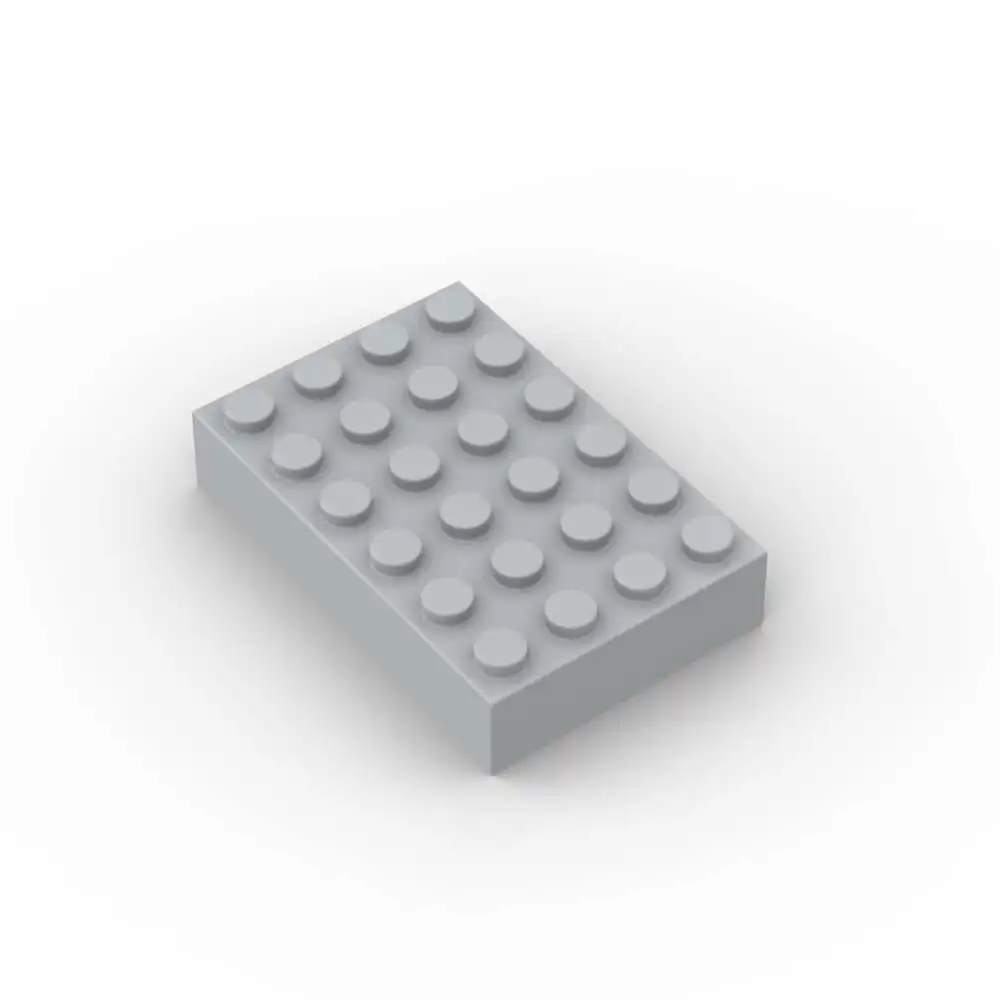 MOC 1 قطعة 2356 4x6 الطوب اللبنات عدة منزل القلعة متوافق تجميع فكرة الجسيمات لتقوم بها بنفسك لعب الأطفال هدايا عيد ميلاد الطفل