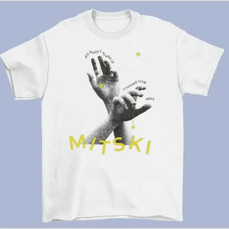 My Body s Made of Crushed Little Stars Mitski White T shirt GC1269
