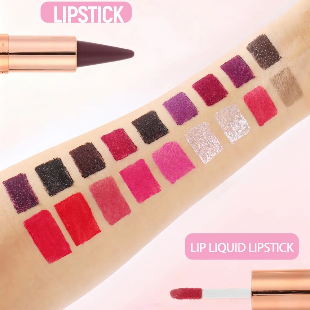 Christmas Beauty Cosmetics Lip Gloss Ink Gloss Lip Moisturizing Lipstick Brightening Oil Moisturizing Cream Large Lip Brush