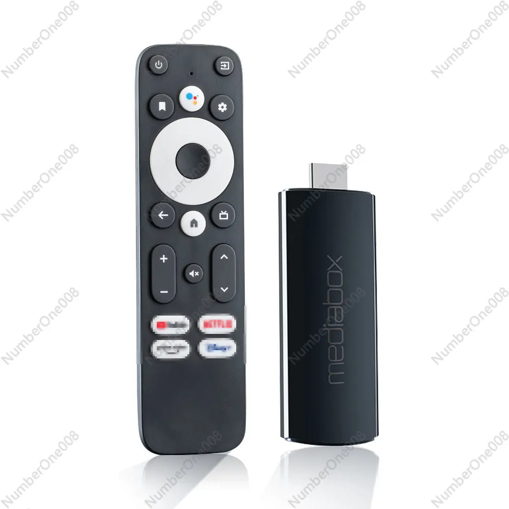 

Global Version 4K HDR Streaming Media Player TV Stick with Dual Wireless Assistant Bluetooth Remote Android TV Stick
