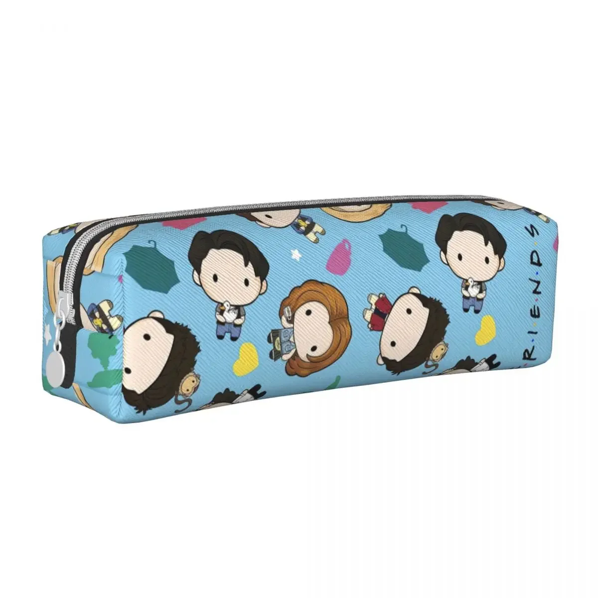 Friends TV Show Pencil Cases Cute Cartoon Pencilcases Pen Box for Girls Boys Big Capacity Bags School Supplies Gift Stationery