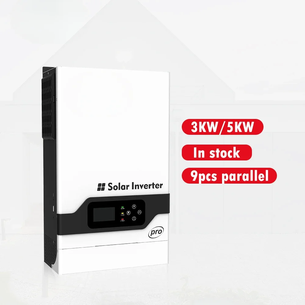 Must UE Wholesale Price Pure Sine Wave Solar Inverter 5000W 5Kva 8Kw 10Kva 10kw 48V 120/240V Off Hybrid Grid Solar Inverter