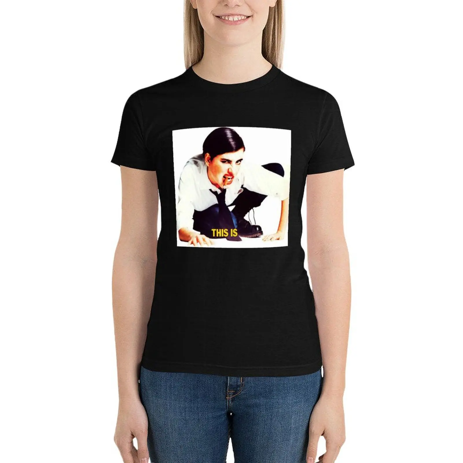 

T H I SI SE L A S T I C A (JUSTINE) T-Shirt tops Short sleeve tee cute tops T-shirts for Women
