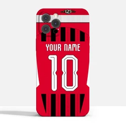 Italy Milan San Siro ROSSONERI Cover Case for iPhone 16 15 14 Pro Max 13 12 11 Mini X XS XR 7 8 6S Plus SE