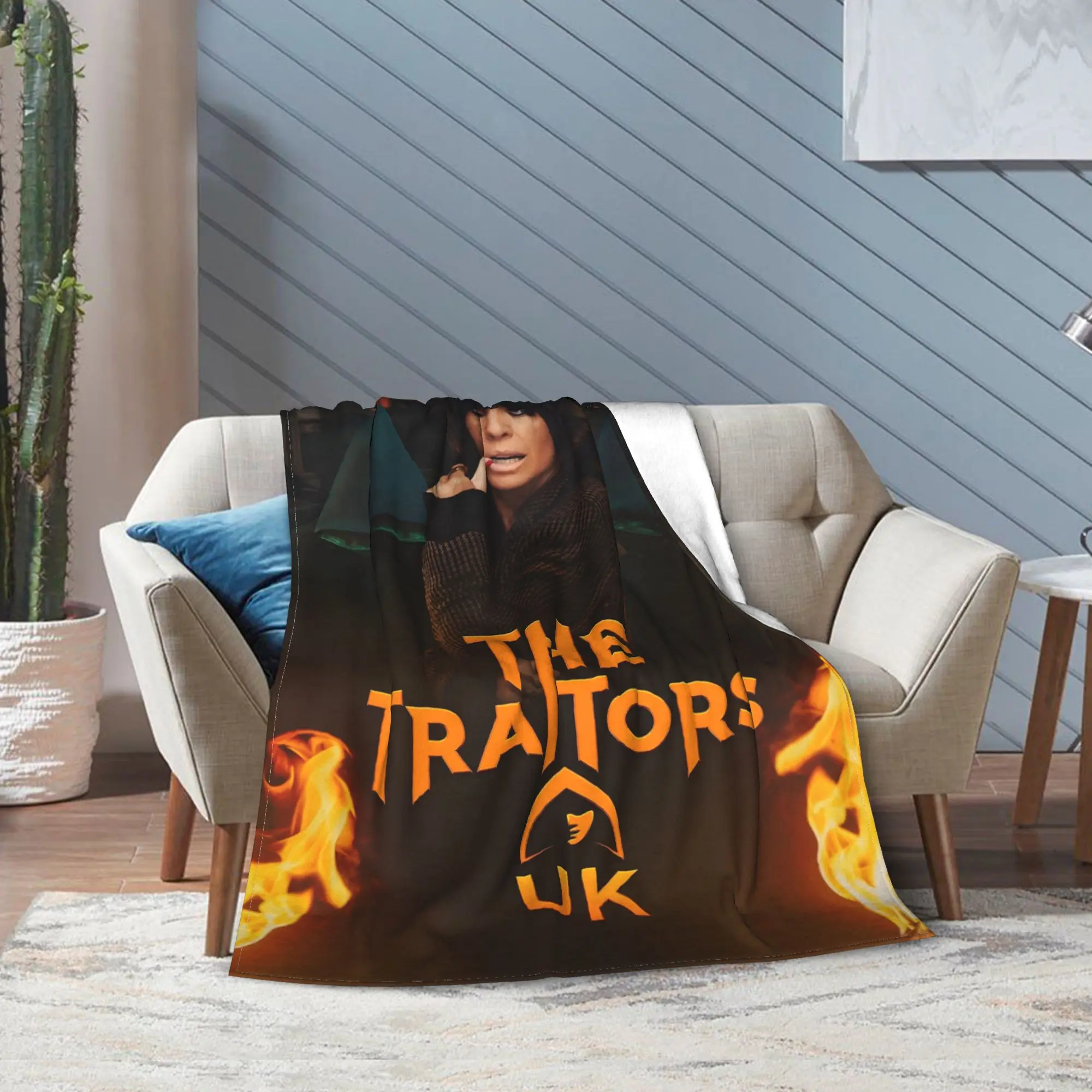 Customize A The Traitors Fleece Blanket Featuring Exquisite Modern Patterns, Perfect for Use on Beds Or Sofas, Making It an Idea