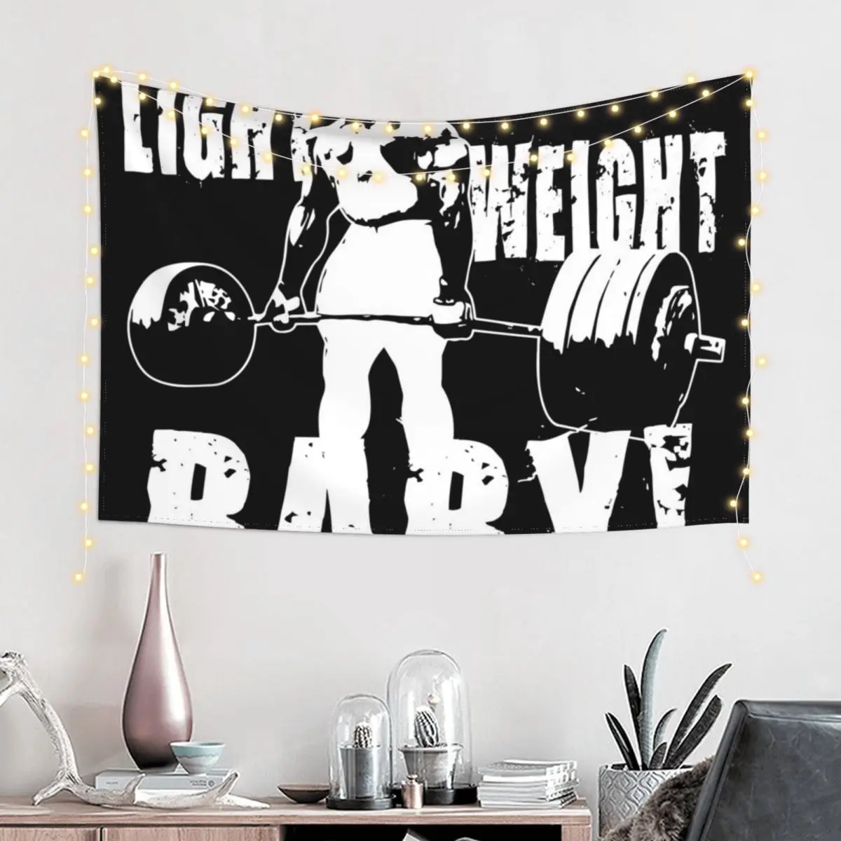 Light Weight Baby! (Ronnie Coleman) Tapestry Bedroom Decor Aesthetic Japanese Room Decor Cute Room Decor Tapestry