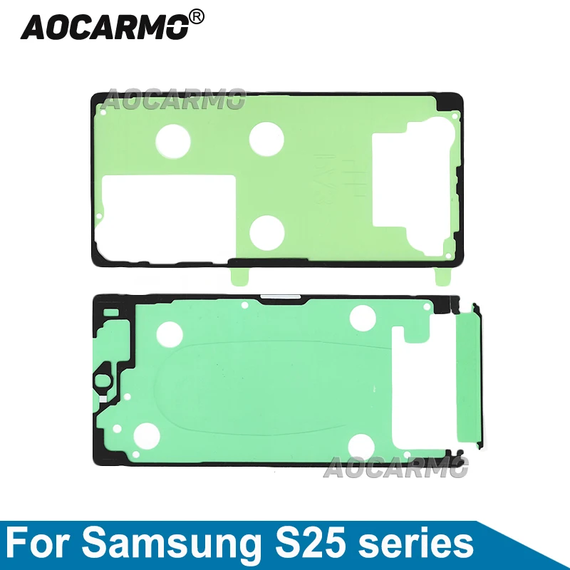 

Aocarmo для Samsung Galaxy S25 Ultra S25 Edge S25+ Plus S25U задняя крышка аккумулятора наклейка клей для переднего экрана ЖК-клей