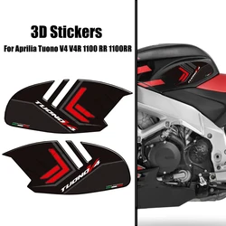 Aprilia Aprilia için 2009 - 2021 2022 V4 V4R 1100 RR 1100RR TuonoV4 gaz akaryakıt kiti diz çıkartmalar çıkartmaları koruyucu Tank Pad sapları