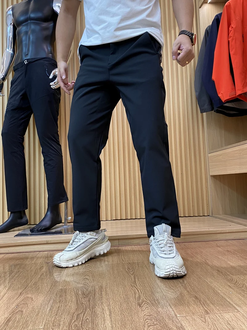 

Outdoor Commuting Men's Windproof Warm Straight Leg Soft ell Casual Pants Water Resistant Tech Faion Urban Sle