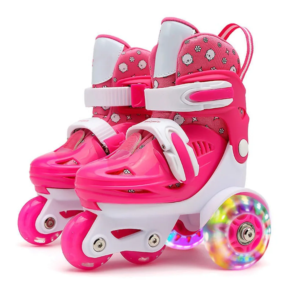 Baby Toddler Skates Set Adjustable Roller Skating Enhanced Beginner Stability Safety Learning Stages Roller Skating Kit