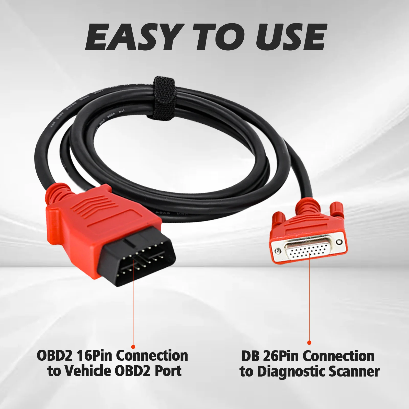 Haupt-Testkabel Passend für Autel MaxiSys MS908/MS906 26-Pin auf 16-Pin Diagnose-Programmieradapter Automobil OBD2 Verlängerungskabel – Detail 4