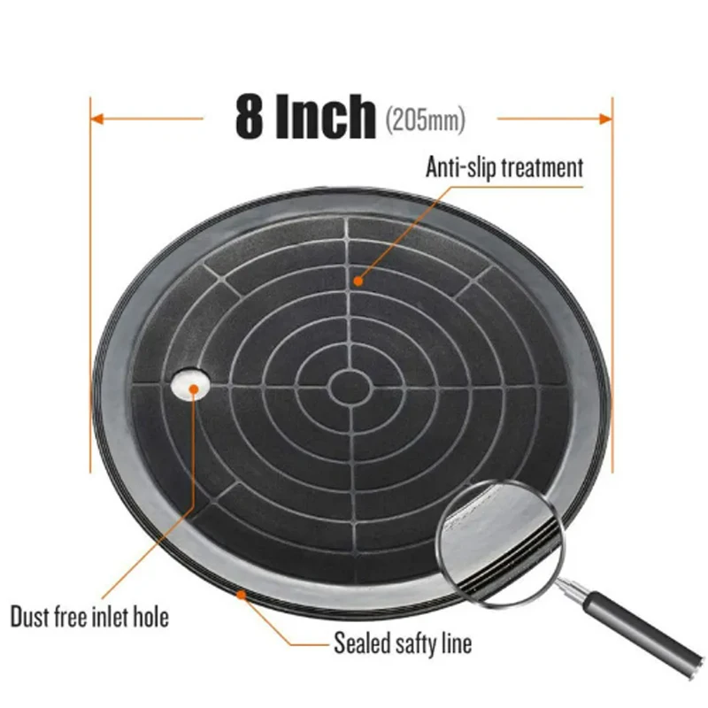 Poderosas ventosas para serviço pesado, otário de bomba manual, ímãs elevados, ferramentas de manuseio, 8 ", 200kg, novo