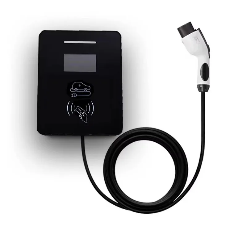 

Hot Sale QQr OEM ODM AC EV CHARGING PILE 7kW CE Listed Wall-mounted Charging Station with Type 1 or Type 2 Plug for Home User