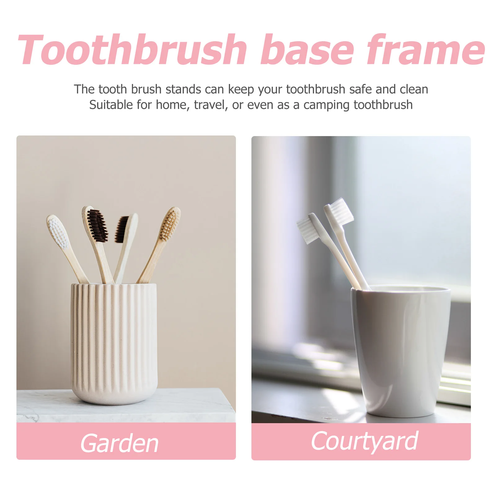 

3Pcs Easy to Replace Electric Toothbrush Organizer Marbling Effect Bathroom Stand Electric Toothbrush Rack Bathroom Supplies