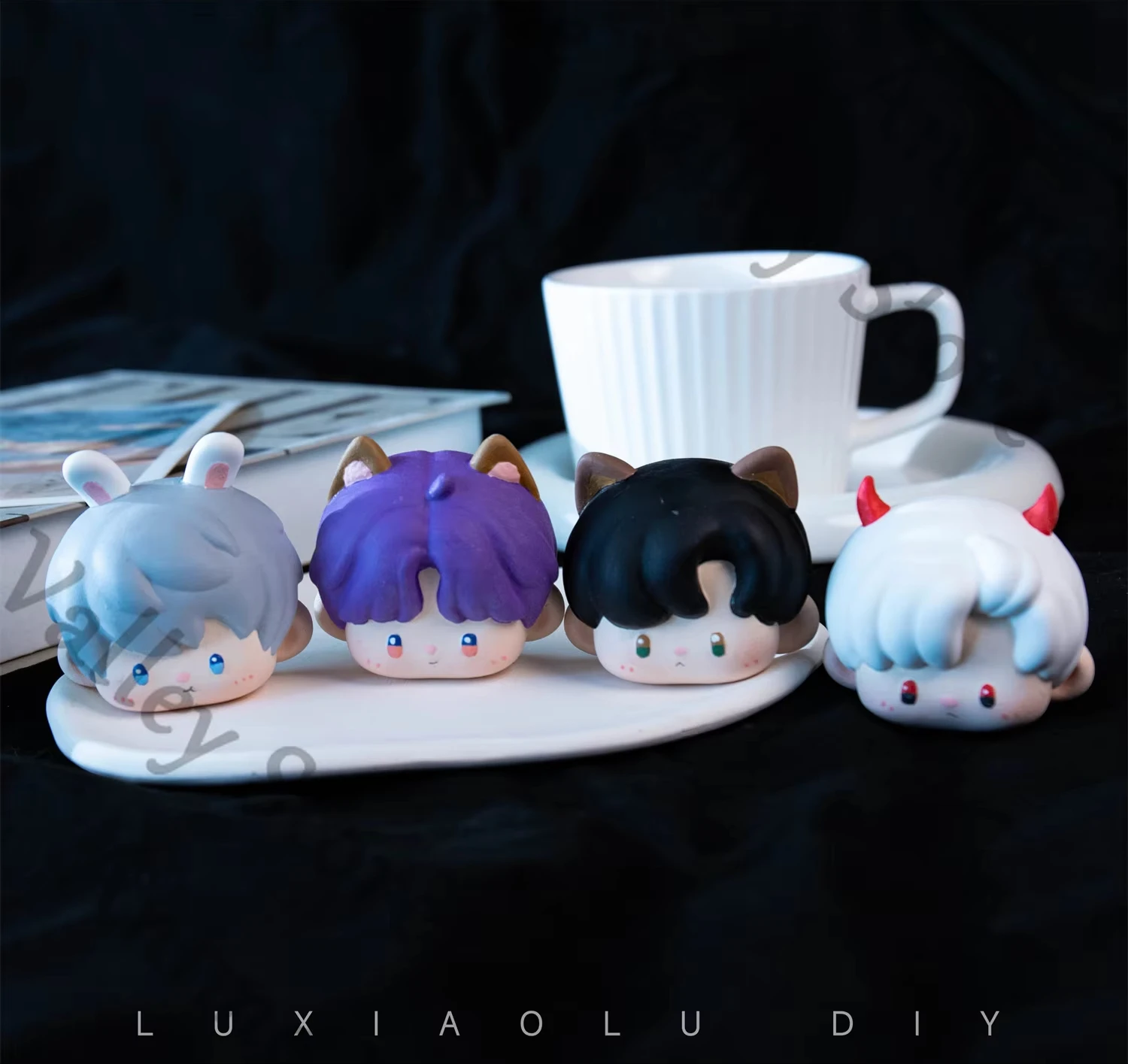 Anime Love and Deepspace Sylus Zayne Rafayel Xavier Cosplay Mobil Diffuser Kartun Buatan Tangan Aromaterapi Magnet Kulkas Menghiasi Hadiah