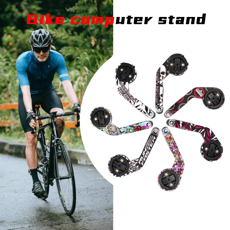 CNC Bicycle Computer Mount Road Bike Computer Holder MTB Gravel Bike Speedometer Bracket For Garmin Cycling Computer Stand