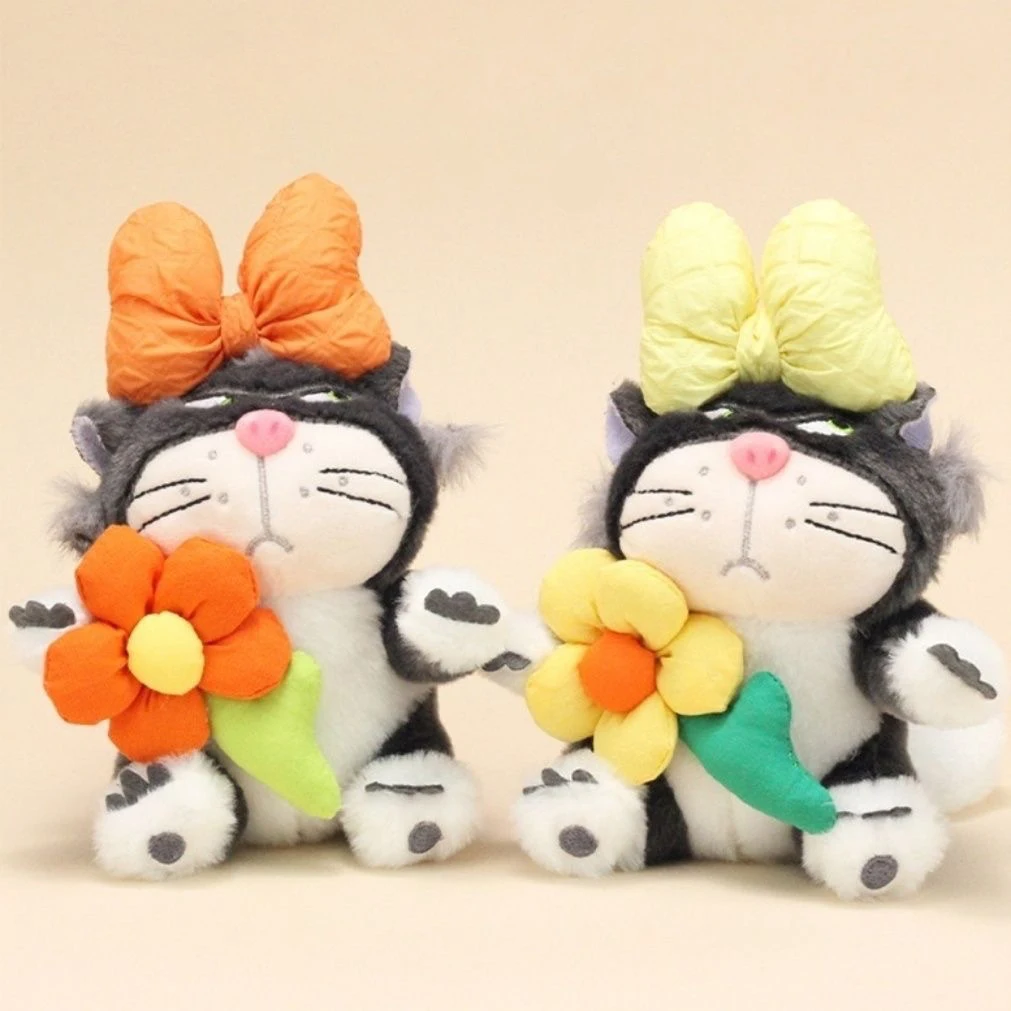 Disney Lucifer the Cat plush toy pendant funny keychain pendant children's birthday gift car decoration Christmas gift