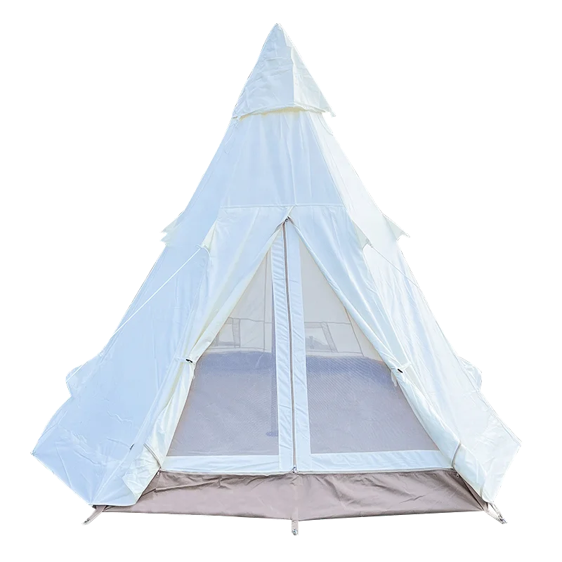 Factory Direct Lightweight 900D Oxford Cloth 280G Cotton Cloth Camping Tent One Bedroom Good Air Permeability Good for Camping
