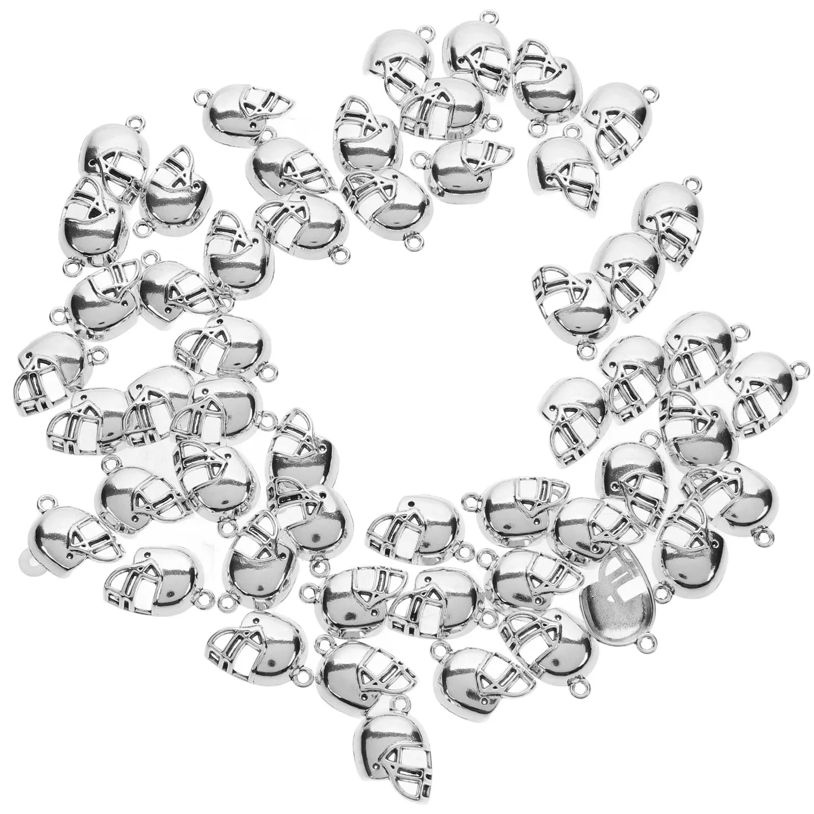 

50 шт. для рукоделия футбольные украшения футбольные подвесные декорации Diy ювелирные аксессуары металлические подвески для сережек