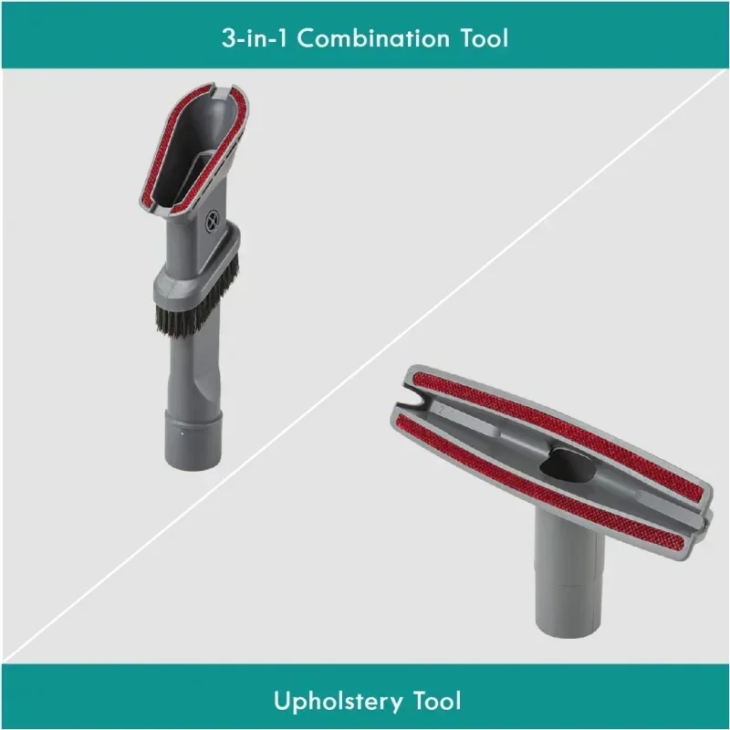 QWKenmore DU2012 مكنسة كهربائية مستقيمة بدون كيس بمحركين، منظف سجاد خفيف الوزن مع خرطوم 10 بوصة، فلتر HEPA، 2 تنظيف أيضًا