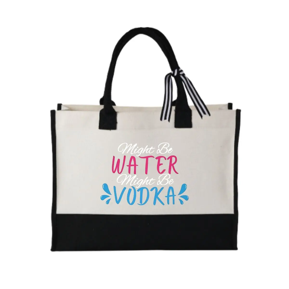 

Might Be Water Might Be Vodka Text Handbags women bag Leisure Commuting Bag