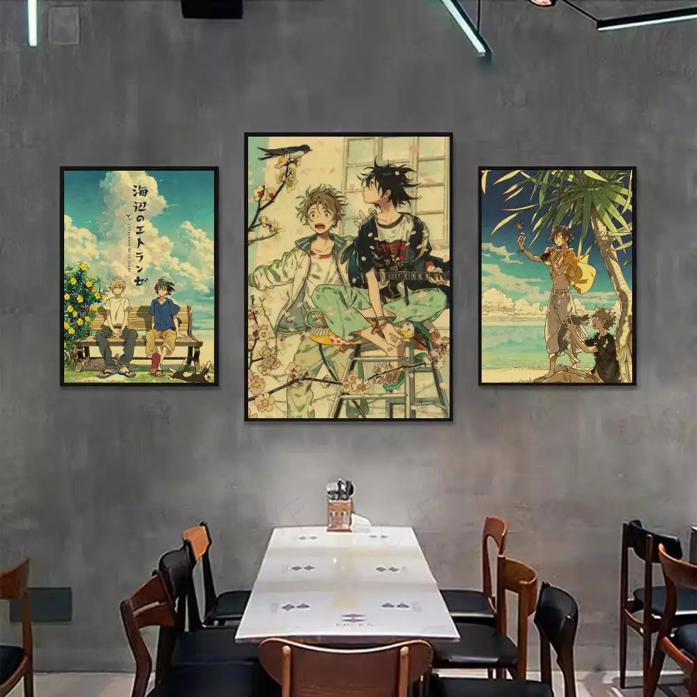 ملصق فيلم The Stranger by the Beach ملصقات حائط حديثة وأنيقة لديكور المنزل وغرفة المعيشة وفن الحائط #4