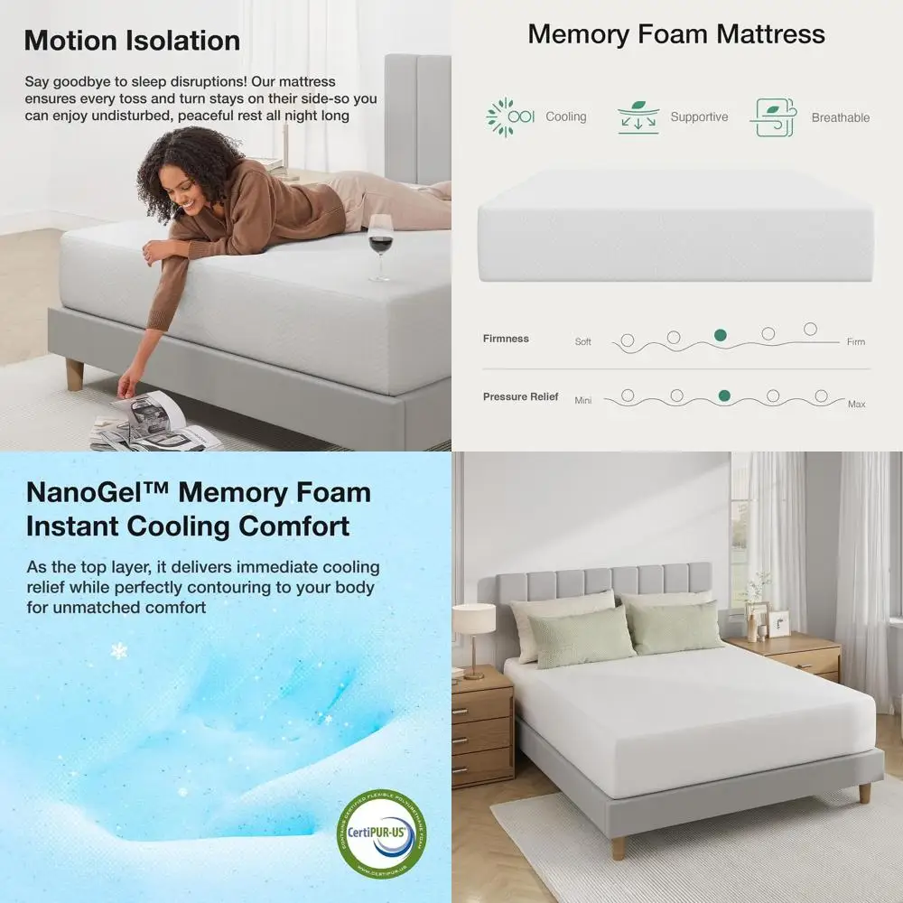 12 Inch Queen Mattr…